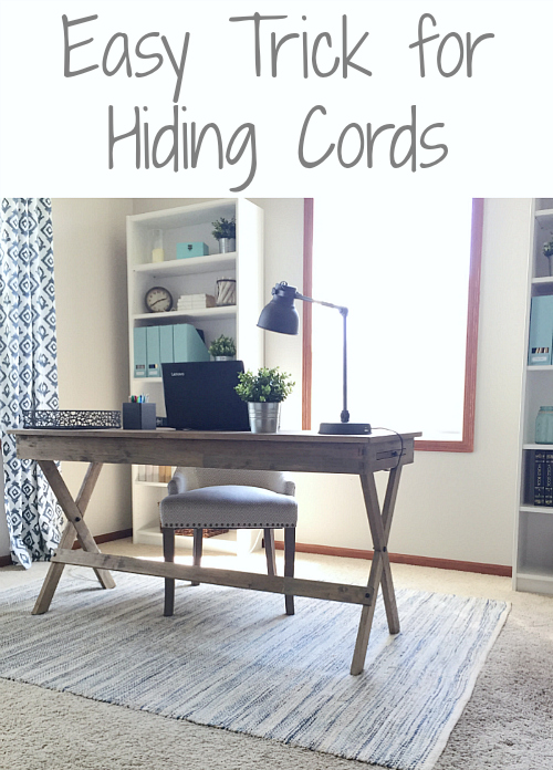 Easy Solution To Hide Cords In The Office Lemons Lavender