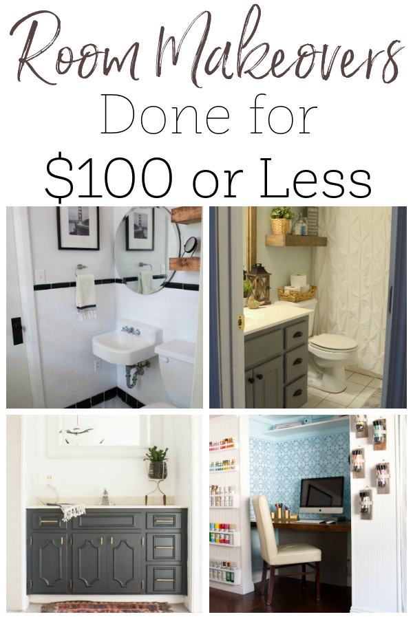Room Makeovers completed for $100 or Less