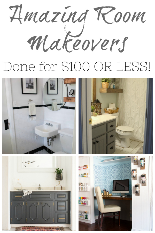 Not only are these room makeovers INCREDIBLE... they were all done for $100 or less!