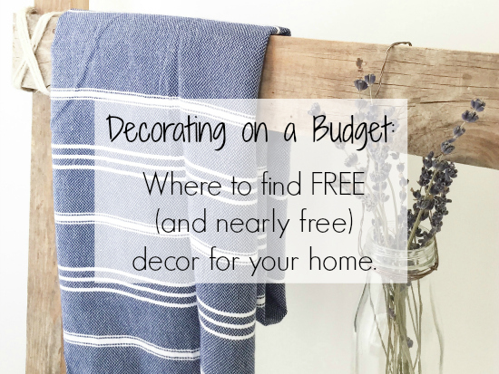 I never knew you could get FREE PAINT! These tips for decorating on a budget are amazing!