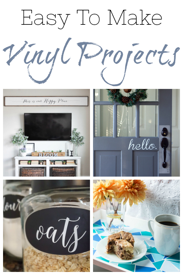 Easy Vinyl Projects you can do with your Cricut or Silhouette