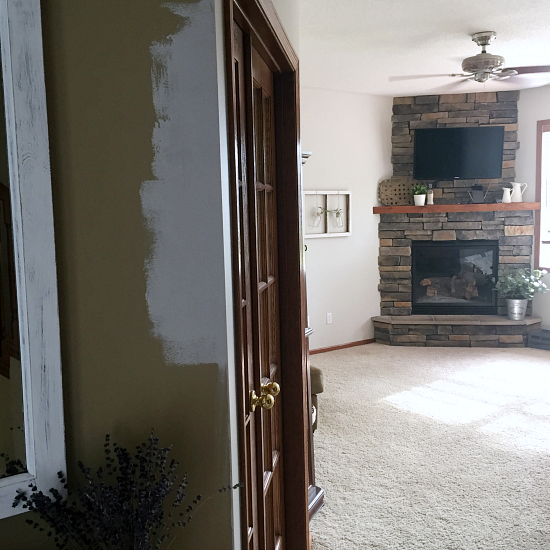 I cannot believe this entry makeover was done for less than $100. Amazing!