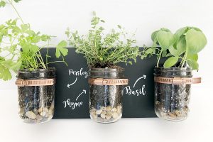 Love this DIY Mason Jar Planter! So cute! #masonjar #planter