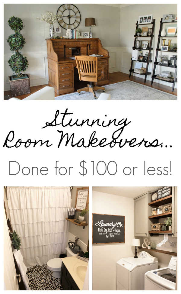 These $100 Room Reveals are absolutely stunning. I cannot even believe so much can be done with such a tight budget!