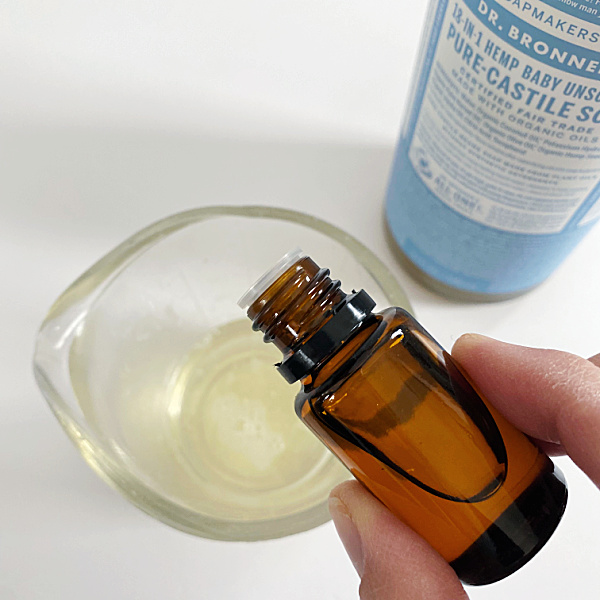 Adding essential oil to DIY Foaming Hand Soap