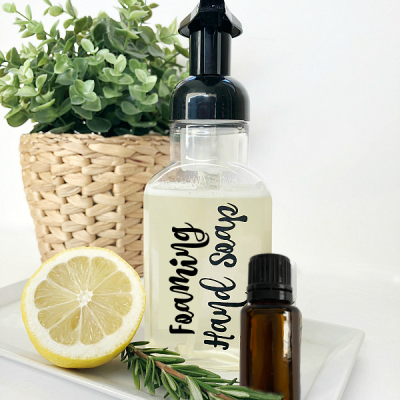 How to Make DIY Foaming Hand Soap | Made with Castile Soap & Essential Oils