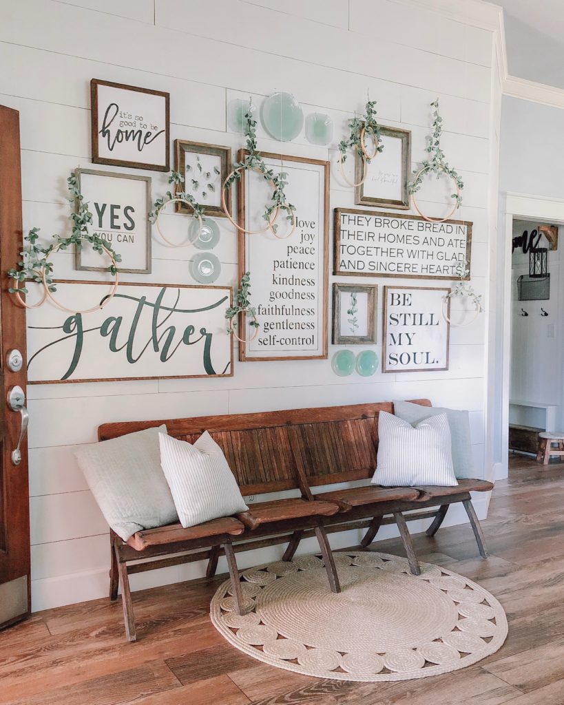 Farmhouse Master Bedroom Inspiration Gallery Wall