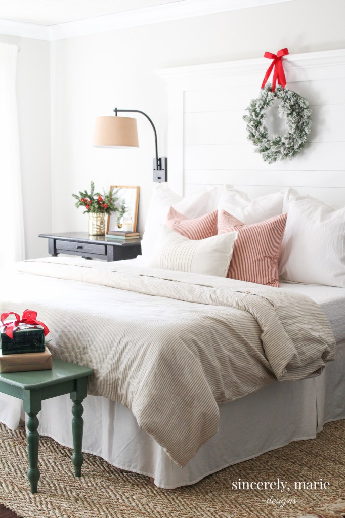 Farmhouse Master Bedroom Inspiration Shiplap Headboard