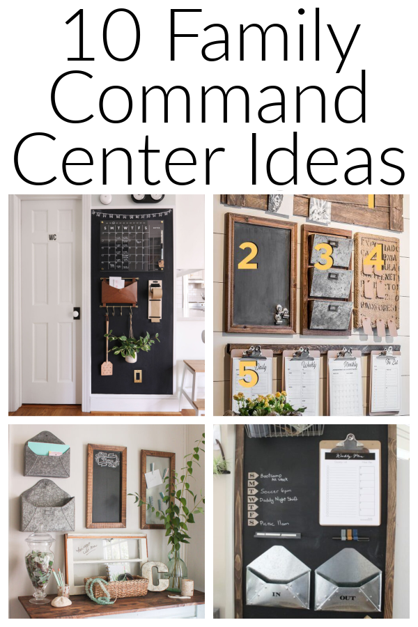 10 Family Command Center Ideas