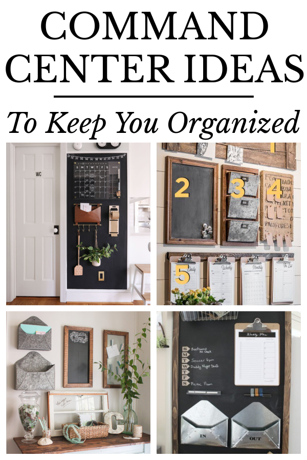 Command Center Ideas to Keep You Organized