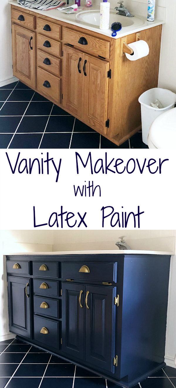 Great step by step tutorial for painting a vanity. Love all the great pieces of advice along the way! #paintvanity