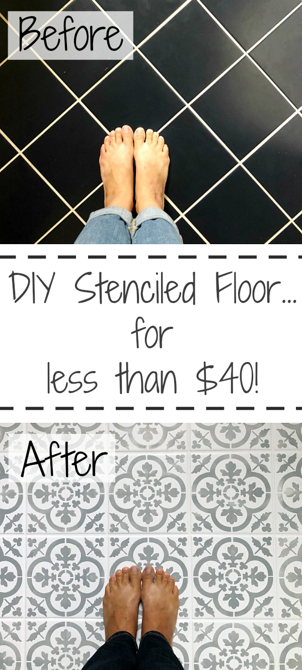 This tutorial for a DIY stenciled floor is amazing! So much great information. Step-by-step pictures, lessons learned, etc.