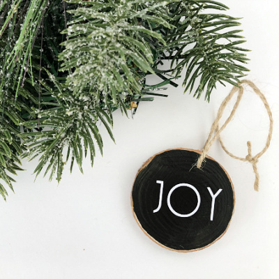 DIY Scented Wood Ornaments