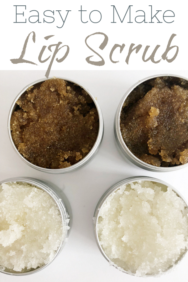 This homemade lip scrub is easy to make. White or brown sugar helps exfoliate, while oils nourish dry, chapped lips.