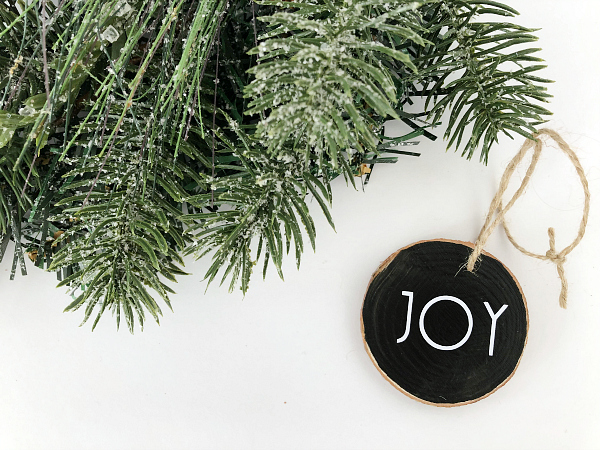 Scented Wood Slice Ornaments