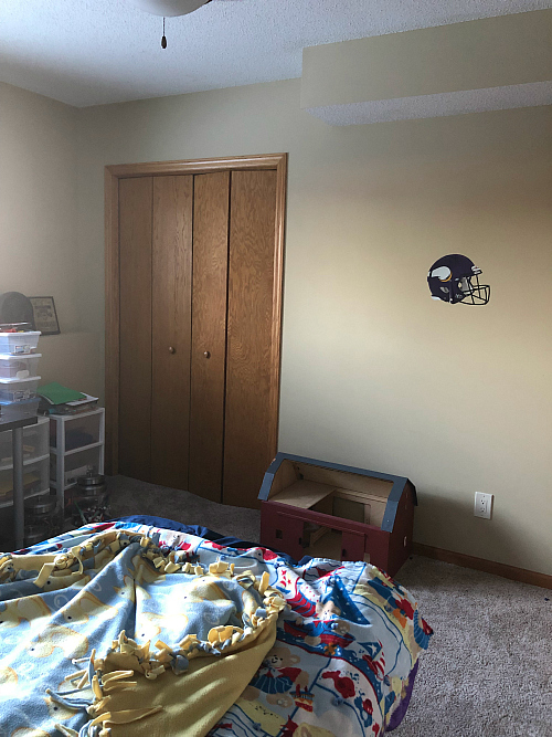 Boy Bedroom Before Makeover on a $100 Budget