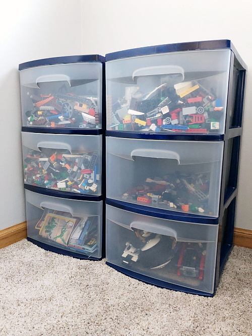 Boy Bedroom Lego Storage