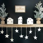 DIY Scented Clay Ornaments hanging from shelf