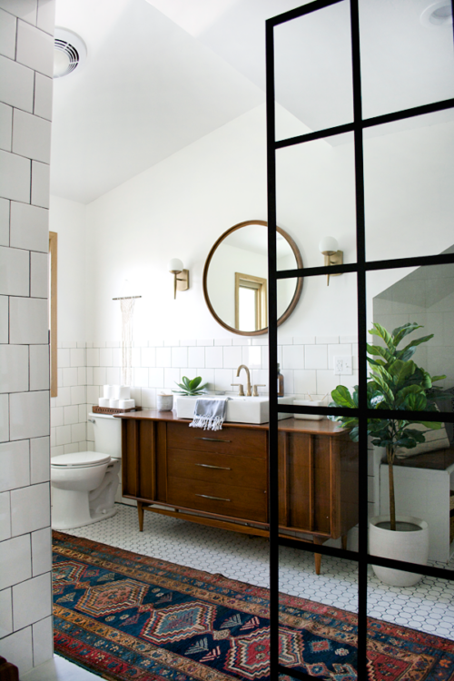 Boho bathroom inspiration from Bre Purposed