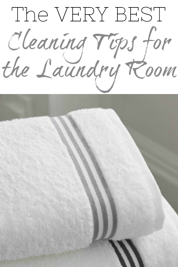 The best cleaning tips for the laundry room, with everything from DIY Laundry Detergent to DIY Stain Remover. This post has it all!