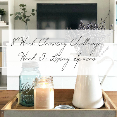 8 Week Cleaning Challenge: Living Spaces