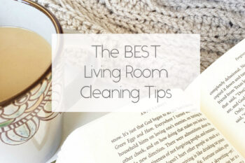 Living Room Cleaning Tips Title Image