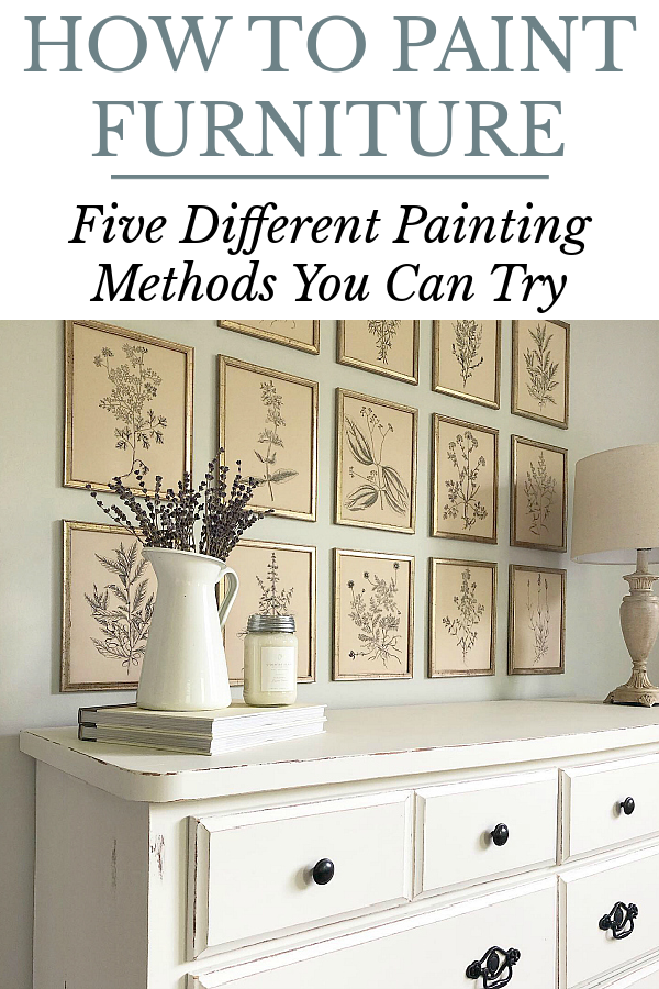 White dresser painted with Fusion Mineral Paint