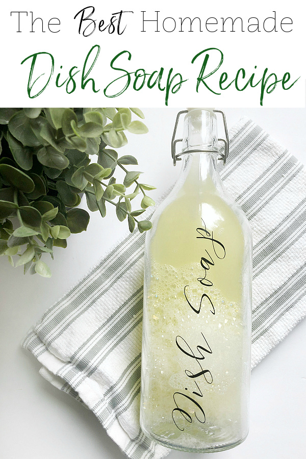 Homemade dish soap recipe using Sal Suds