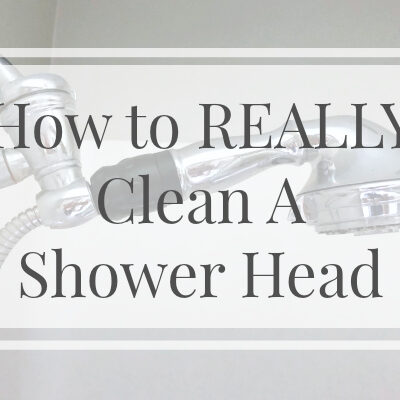 How to Clean A Shower Head