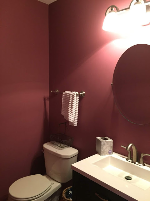 $100 Powder Room Makeover by R & R At Home Before