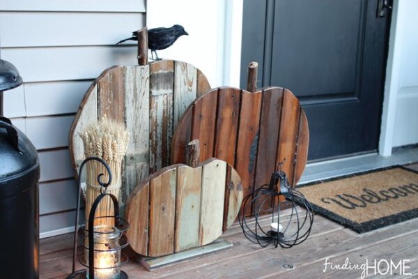 Reclaimed Wood Pumpkins from Finding Home Farms