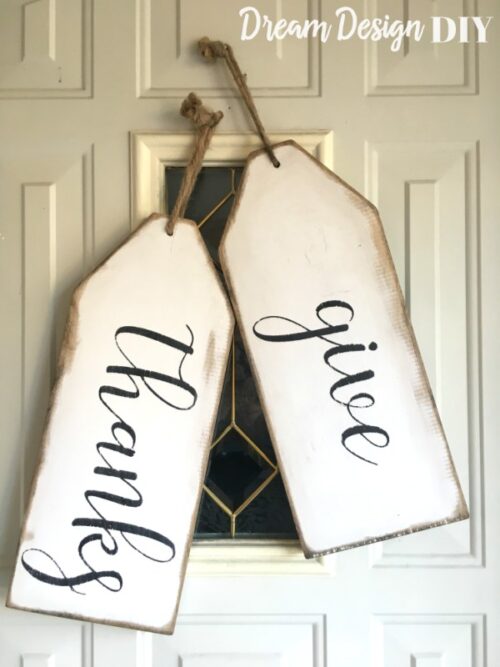 DIY Wooden Tags via Dream Design DIY