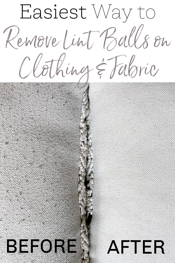 Easiest Way to Remove Lint Balls from Clothes & Fabric Lemons