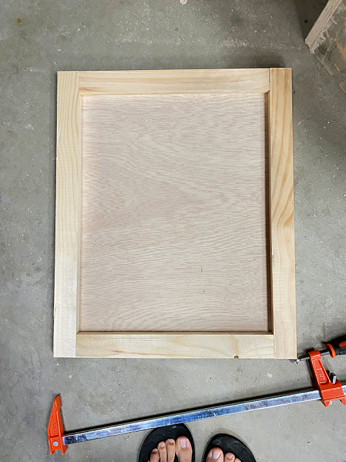 Finished DIY Shaker Style Door