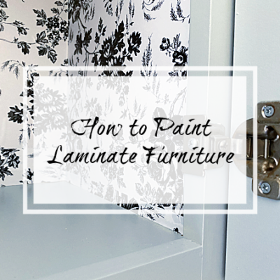 How to Paint Laminate Furniture