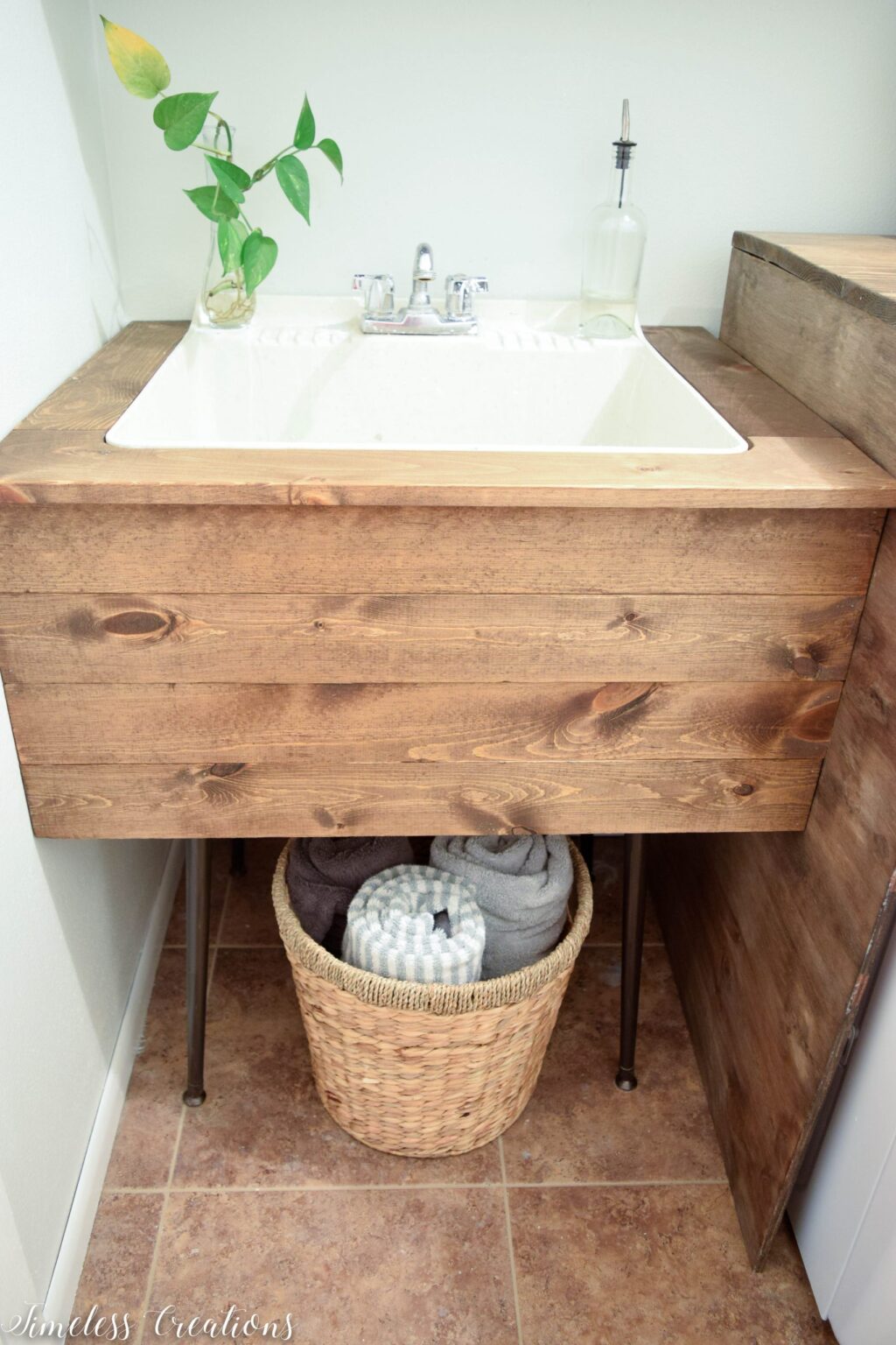 Utility Sink Surround Timeless Creations Lemons, Lavender, & Laundry