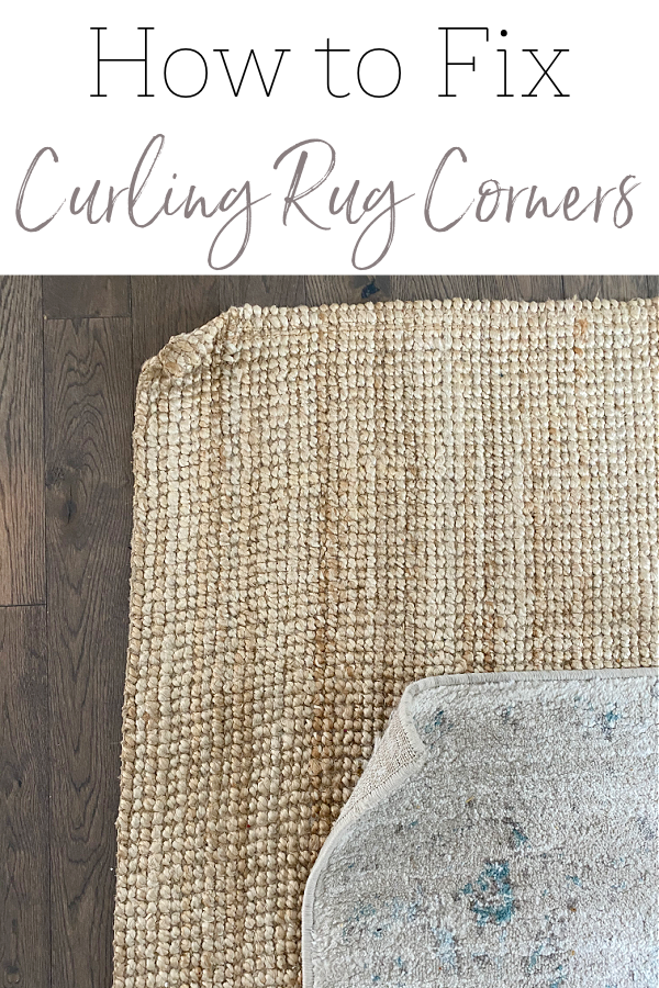 How to Fix Curling Rug Corners