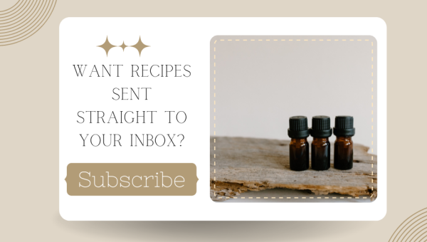 Subscribe to receive essential oil recipes in your inbox