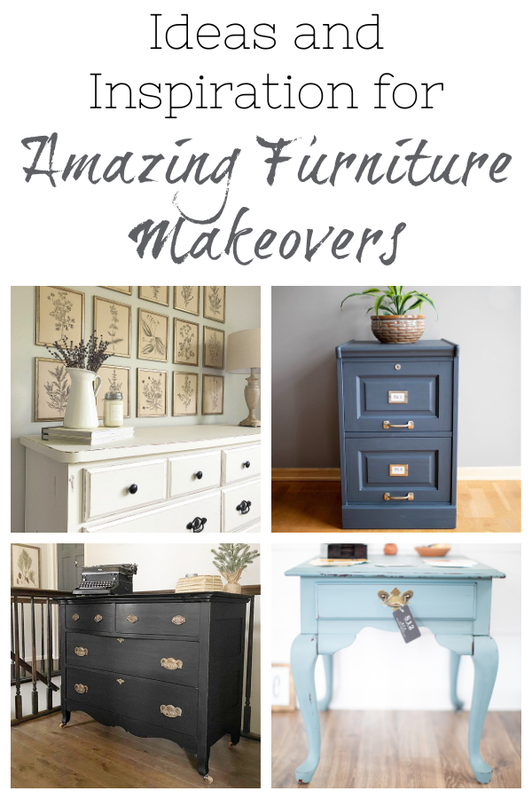 If you are thinking about painting furniture, this is the place to find amazing ideas and inspiration. With everything from dressers, to tables, to buffets... you will definitely find ideas for any piece of furniture you'd like to flip or paint.