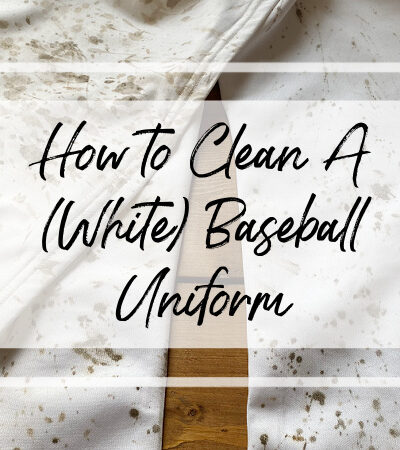 How to Clean A (White) Baseball Uniform