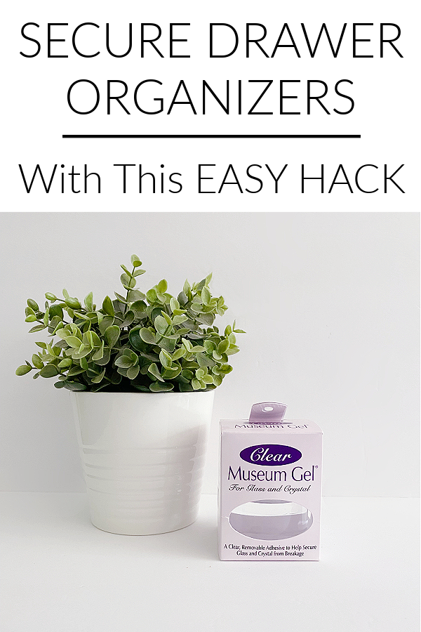 Museum gel in its original packaging next to a plant