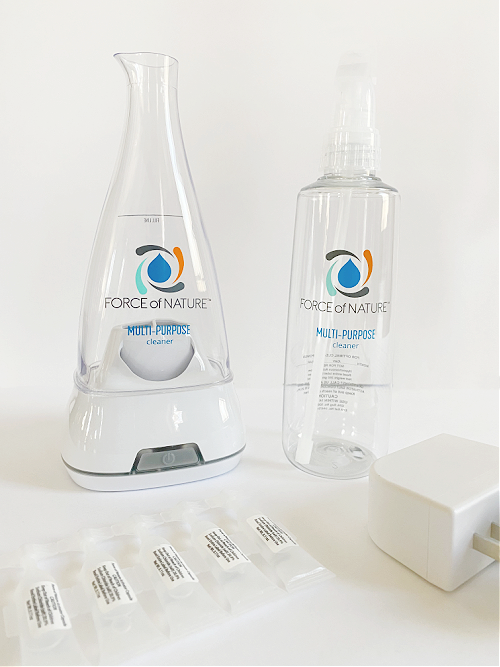 Force of Nature Starter Kit: Electrolyzer Appliance, spray bottle, and Activator Capsules