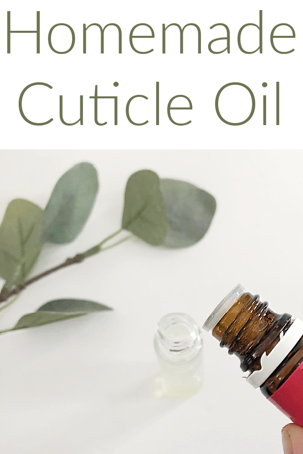 Adding essential oil to DIY Cuticle Oil