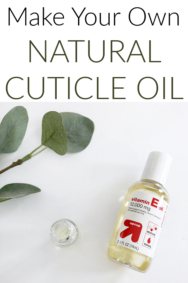 Bottle of Vitamin E oil