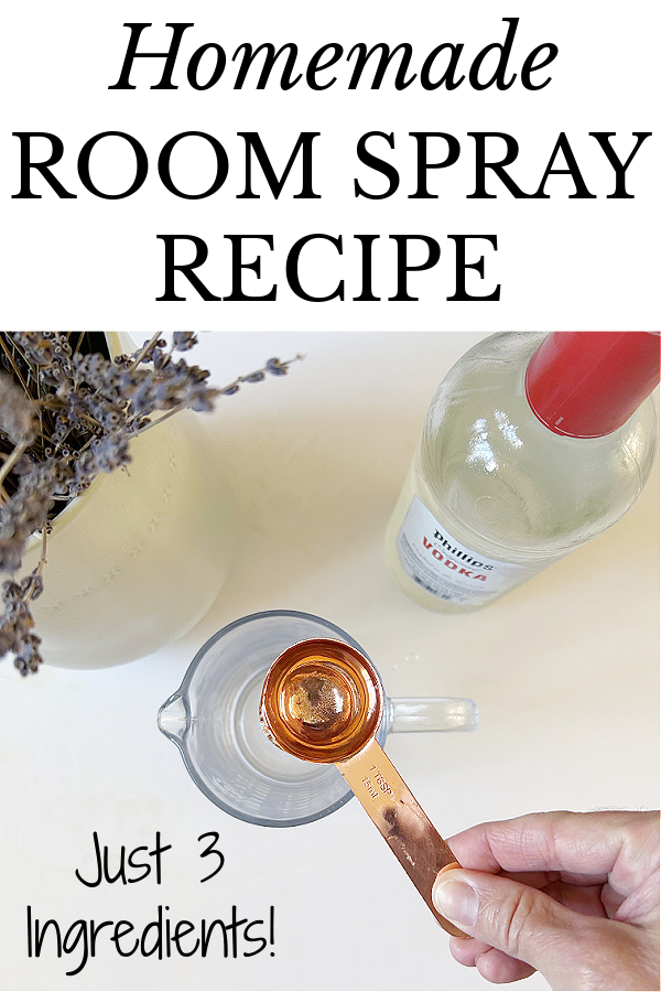 Adding vodka to a DIY Room Spray recipe