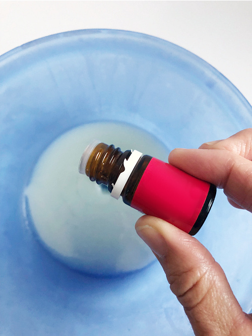 Adding essential oils to DIY body butter recipe