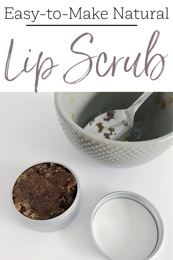 Easy to make, natural lip scrub