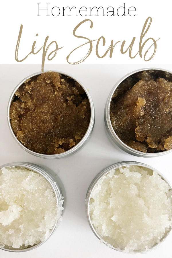 Homemade Lip Scrub Recipe using all natural ingredients. Perfect for exfoliating and moisturizing dry, cracked lips.