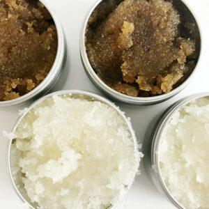 Homemade Lip Scrub made with all natural ingredients.