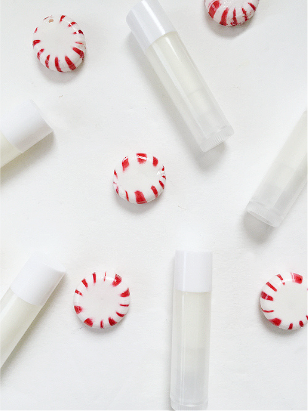 Natural Homemade Peppermint Lip Balm